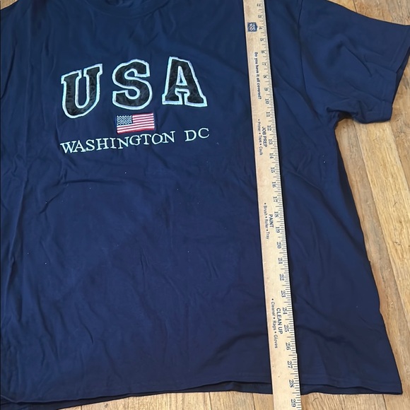Gildan USA Washington DC T-Shirts - Navy and‎ Red size 2xL - Picture 4 of 5